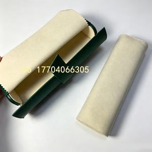 Étui à montres en cuir de qualité supérieure avec doublure douce, organisateur à 3 compartiments, boîte de rangement élégante, forme rectangulaire, fermeture à bouton - Product Image 5