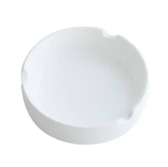 Posacenere in ceramica bianca economica con logo personalizzato, posacenere in ceramica per logo personalizzato