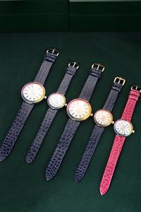 ANSTER-Reloj de acero inoxidable con movimiento de cuarzo para parejas, pulsera con diamantes de moissanita arcoíris, regalo para amantes del Día de San Valentín - Product Image 3