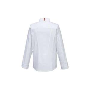 PORTWEST - C846WHRM Stretch Mesh Air Pro chaqueta de manga larga blanca-EAN 5036108389322 CHEFS AND FOOD INDUSTRY WORKWEAR - Product Image 2