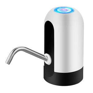 Portable Water Dispenser Pump Stainless Steel Rechargeable Battery Operated 5V Model 012 <b>Black</b> White Color Option - Product Image 1