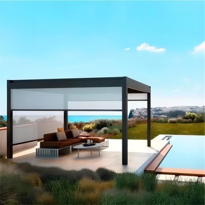 <span class=keywords><strong>Pergola</strong></span> moderne en aluminium motorisée à lames orientables imperméable <span class=keywords><strong>pour</strong></span> l'extérieur <span class=keywords><strong>3x3</strong></span> 3x4 <span class=keywords><strong>Pergola</strong></span> à lames orientables en aluminium - Product Image 3