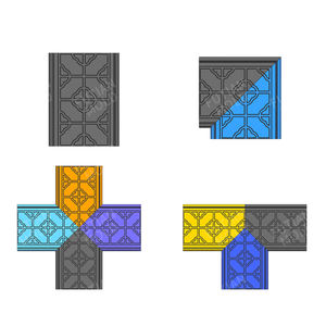 Futian Moldes De concresto cetakan semen, cetakan semen cor batu kaki Taman sayuran cetakan Ditch pabrik stok tersedia - Product Image 4