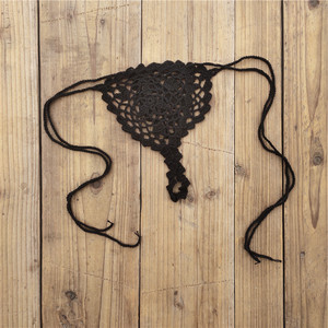 Culotte <span class=keywords><strong>de</strong></span> bikini au crochet faite main, micro-moulée, pour <span class=keywords><strong>bain</strong></span> <span class=keywords><strong>de</strong></span> <span class=keywords><strong>soleil</strong></span> et natation - Product Image 2