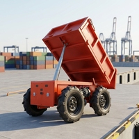 Livraison Gratuite Mini Camion Benne Électrique 500kg 1 Tonne 4x4 Télécommandé Autochargeur pour Ferme