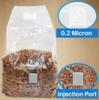 Bolsas de cultivo de setas, bolsas de sustrato de setas PP, bolsas de cultivo de setas con puerto de inyección