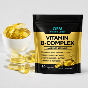OEM Vitamine B Complex Softgels Capsules Vitamine B Supplement met B6 B12 CoQ10 Ondersteunt Immuunsysteem Energie Metabolisme - Product Image 6
