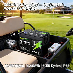 Baterai Lifepo4 12V 12.8V 300Ah 3.84kWh Siklus Dalam Pengganti untuk Aki Timbal Asam Surya RV Kelautan - Product Image 3