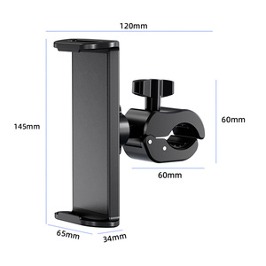 Universal <b>Tablet</b> Phone Holder Clamp Adjustable Height Rotating Desk Mount <b>Stand</b> For Desktop Use - Product Image 3