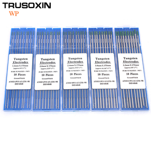 10 unidades de electrodos de tungsteno verdes 1.0/1.6/2.0/2.4/3.0/3.2/4.0x175mm, aguja de tungsteno TIG, varilla de tungsteno para soldadura pura TIG - Product Image 4
