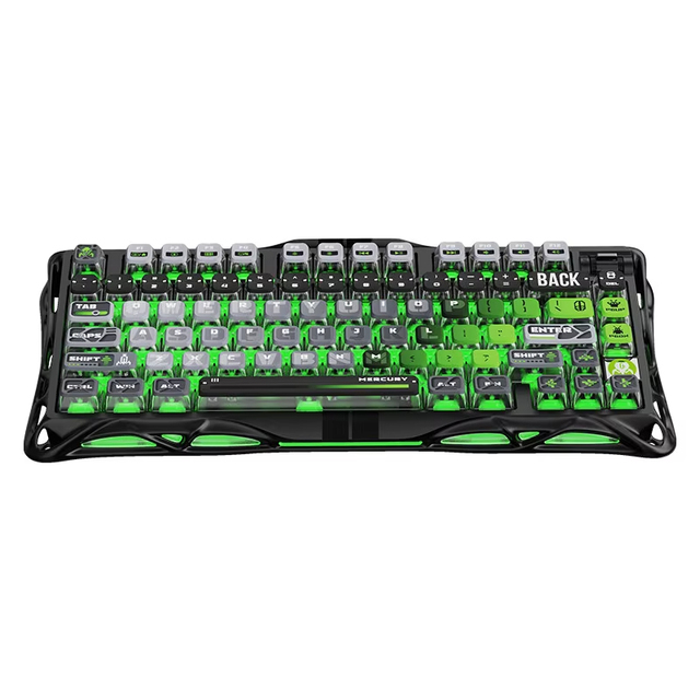 GravaStar Mercury V75 Star Core Hall Effect Magnetic Gaming Keyboard, 75% Layout Wired 8K Polling Rate RGB Mechanical Keyboard