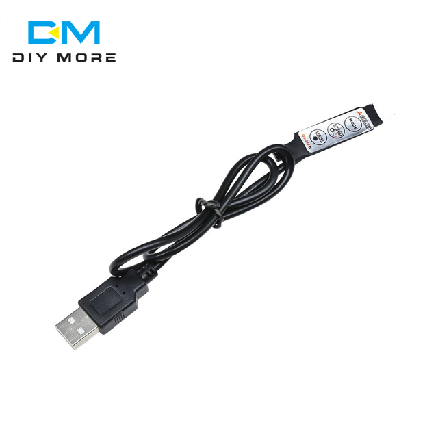 RGB USB Led Strip IR RF Remote Controller Mini 3 Keys 3528 5050 Lamp DC 5V