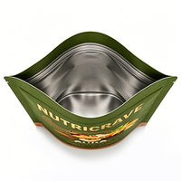Sachets d'emballage refermables personnalisés recyclables pour mélange de noix, cacahuètes, bonbons, friandises, snacks, sachets alimentaires à fermeture éclair, pochettes verticales