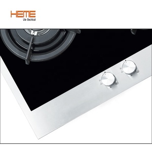 Cooking Appliances Counter Top Built in Gas <b>Stove</b> 4 Burners Black Tempered Glass Gas Cooktop - Product Image 4