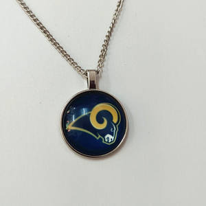 Хорошие продажи, спортивные руководители города Канзас, аксессуары для футбольной команды, окрашенное маслом круглое ожерелье с логотипом 32 команды - Product Image 4