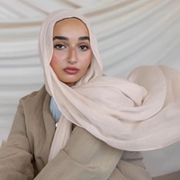 Écharpe en modal 30S unie couleur unie, hijab, foulard pour femmes musulmanes, doux, respirant, léger, châle, usage quotidien – Grande Vente