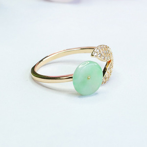Anillo de Jadeíta Ximang Shinzue 2026 Verde Fruta con Hebilla de la Paz, Venta al por Mayor de Fábrica de Jade S3090101 - Product Image 2