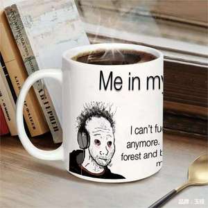 Tasses à café personnalisées en porcelaine à double paroi, style américain, avec <span class=keywords><strong>photo</strong></span>, <span class=keywords><strong>texte</strong></span>, nom, logo, cadeaux YinXiangXianFeng - Product Image 2