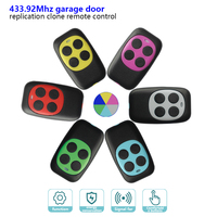 433Mhz Rf Copie Télécommande 4 Bouton Clone Transmetteur Code D'apprentissage Fixe pour Gadget Porte Garage Porte Doorhan Nice Came