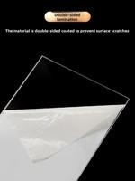 Plaque acrylique transparente écologique résistante aux UV, épaisseur personnalisable de 1 à 50 mm, certifiée ROHS, découpe sur mesure