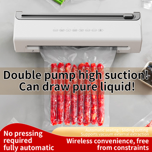 真空シーラー62Kpa食品用デジタルカウントダウンタイマー,商用 & 家庭用全自動ロールホルダー付き - Product Image 3