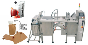 Tự động <span class=keywords><strong>plc</strong></span>-kiểm soát làm đầy chất lỏng và máy đóng gói cho nhựa Stand-Up túi thực phẩm đồ uống hóa chất - Product Image 3