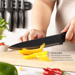 <span class=keywords><strong>Set</strong></span> di <span class=keywords><strong>coltelli</strong></span> da cucina per utensili da taglio antiaderenti <span class=keywords><strong>Set</strong></span> di <span class=keywords><strong>coltelli</strong></span> da cucina piccoli in <span class=keywords><strong>titanio</strong></span> nero <span class=keywords><strong>Set</strong></span> di <span class=keywords><strong>coltelli</strong></span> da cuoco affilati in acciaio inossidabile - Product Image 5