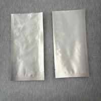 Transparante, waterdichte aluminiumfolie zak met venster, food grade, driezijdig geseald, vacuümzak voor noten, gedroogd fruit en jerky