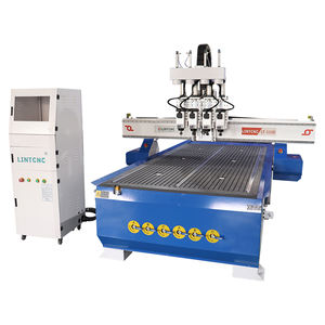 الأكثر مبيعًا أداة تغيير هوائي 3 رؤوس CNC جهاز توجيه فراغ ATC 4x8 أقدام متعددة العمليات أثاث باب خشبي - Product Image 2