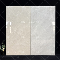 Carrelage Mural et de Sol en Porcelaine Façon Marbre Poli Brillant Émaillé 60x120 pour Intérieur, Salle de Bain et Salon