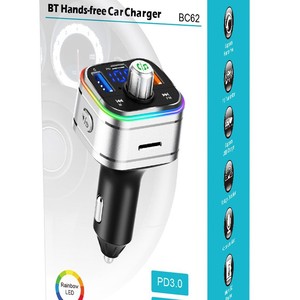 <span class=keywords><strong>Receptor</strong></span> y Transmisor MP3 para Auto, Cargador de Auto con Doble USB 2.0 de Carga Rápida, Asistente de Voz Manos Libres, Encendedor de Cigarrillos - Product Image 6