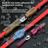 Bornes de raccordement rapide isolées thermorétractables étanches fabriquées en Chine, à connexion rapide par pression à froid, pour applications industrielles (femelle)