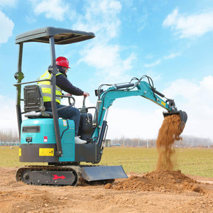 Mini Digger 0.8-2.0 Ton Compact Crawler Excavator with Koop Engine Gear & Pump for Backyard Garden <b>Farm</b> Use - Product Image 6