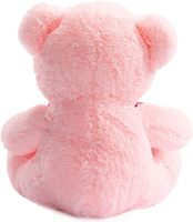 Nouveau design 100% recycler la farce en peluche rose blanc étreignant Rose fleur doux ours en peluche pour cadeau de saint valentin