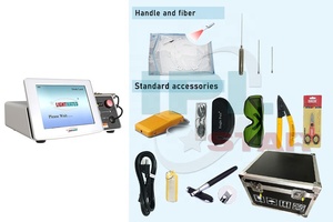 Appareil de beauté portable Endolifting 1470nm+980nm Laserlift, laser diode, lipolyse par fibre, réduction de la graisse, pour le visage et les paupières inférieures - Product Image 6