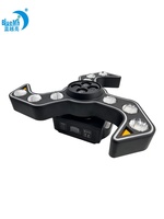 Projecteur de scène professionnel Bluemoon DJ DMX Bee Eyes Disco Lights RGBW Beam Full Moon Scimitar, nouveau modèle 120W 4-en-1 à tête mobile