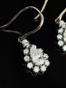 Regalos Xinfly para Mujer, Oro Puro 18K, Diamantes Naturales GIA, Aretes para Boda, Cumpleaños, Aniversario, Joyería para Mamá, Novia - Product Image 3