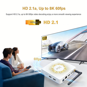 Meilleure boîte Android 12 8K puissante, 12 Go de RAM, Rockchip RK3528 Quad Core, streaming 8K, BT5.0, STB, <span class=keywords><strong>Internet</strong></span> plus intelligent, lecteur M3U, boîte TV, WIFI6 - Product Image 2