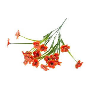 Tela de Seda Estampada con Flores Violetas de Hierba Artificial para Decoración Floral de Jardín y Paisajismo - Product Image 6