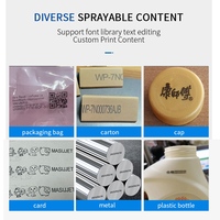 Global Language 600DPI Imprimante à jet d'encre portable automatique intelligente Nouvelle condition pour Flex Egg pour Logo Date Label Barcode Qrcode