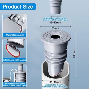 غطاء محكم الغلق للغسالة من أجل من من من من من من من أجل من أجل الكلمة مانع التدفق العكسي لغسالة الغسالة - Product Image 2