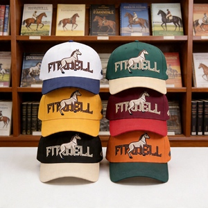 Casquettes de baseball à 5 panneaux bicolores avec logo brodé personnalisé, conception OEM ODM sur mesure - Product Image 6
