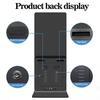 Affichage numérique LCD à écran tactile sur pied, kiosque intérieur, prix bas, 65, 75, 86, 100 pouces
