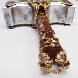 Jeu classique de dieu de la guerre: <span class=keywords><strong>Ragnarok</strong></span> Thor Hammer accessoires de Cosplay artisanaux en résine hautement réduits - Product Image 5