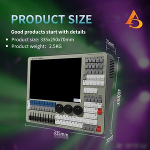 Consola de Control de Iluminación DMX Manual AICPOSE Mini Quartz para Escenarios y Clubs, Controlador Quartz - Product Image 5
