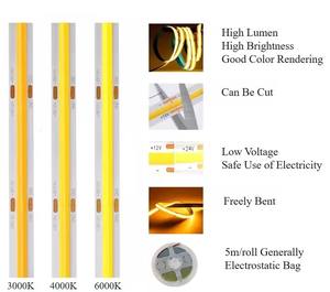 แถบไฟ LED แบบโค้งงอได้12V 24V 5มม. 8มม. 10มม. 384 320 528 480led /<span class=keywords><strong>m</strong></span> - Product Image 2