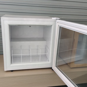 55Lミニアイスクリームディスプレイ冷蔵庫 LEDガラスドア冷凍冷蔵庫 - Product Image 4