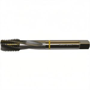 Macho de roscar estándar TA1471 sin recubrimiento, helicoidal de 15 grados para orificios ciegos, tolerancia 6H, machos y terrajas - Product Image 2