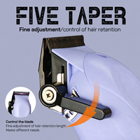 Tondeuse à cheveux sans fil 4500 mAh, moteur sans balais 8800 tr/min, faible bruit, pour barbier, salon, toilettage masculin, rasoir électrique