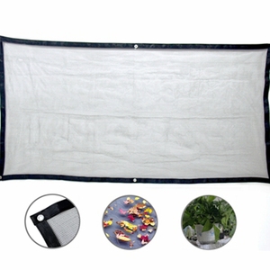 Red antiaves Premium para protección de peces de estanque, bordes reforzados <span class=keywords><strong>Malla</strong></span> de pescado de HDPE negro, red duradera para estanque de peces de jardín - Product Image 1